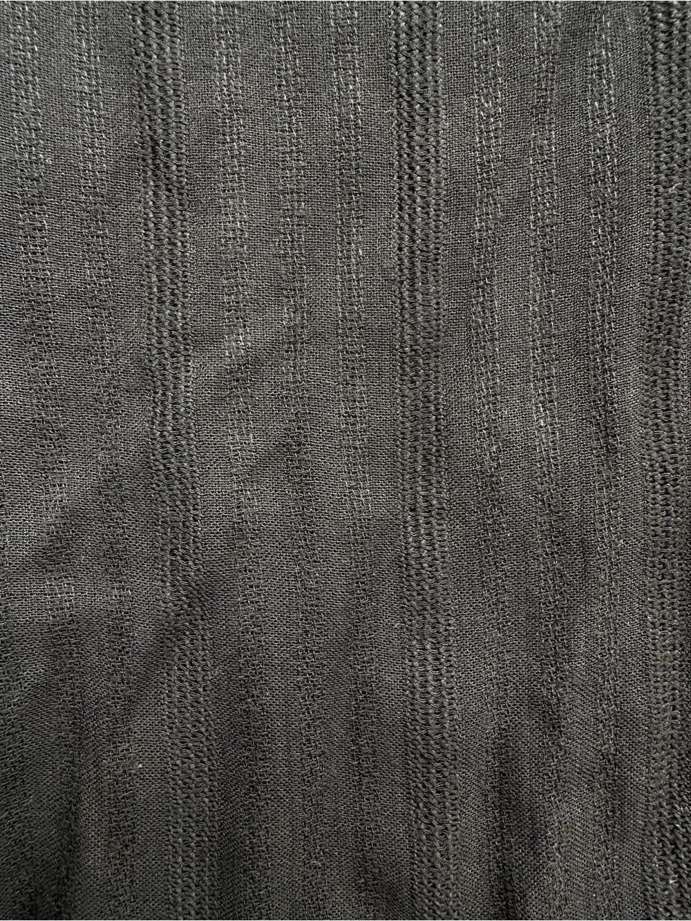 L*Space Black Textured Button Front Beach Cover Up Tunic M/L - Picture 4 of 10